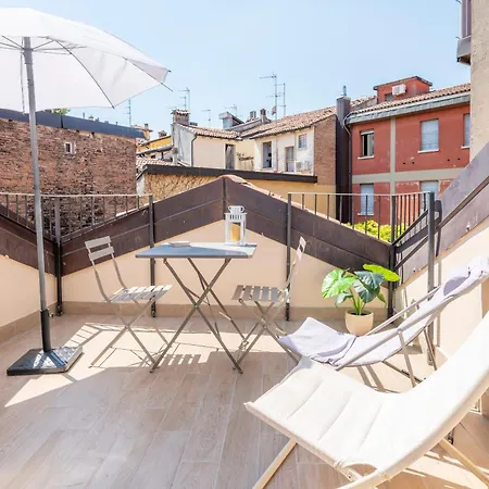 Di Lusso Con Terrazza - Centro Bologne